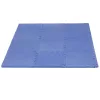 Puzzle habszivacs játszószőnyeg szegéllyel Blue 92x122 cm
