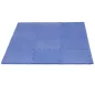   Puzzle habszivacs játszószőnyeg szegéllyel Blue 92x122 cm