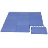 Puzzle habszivacs játszószőnyeg szegéllyel Blue 92x122 cm