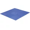 Puzzle habszivacs játszószőnyeg szegéllyel Blue 92x92 cm