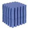 Puzzle habszivacs játszószőnyeg szett Blue 150x150cm