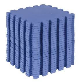 Puzzle habszivacs játszószőnyeg szett Blue 150x150cm