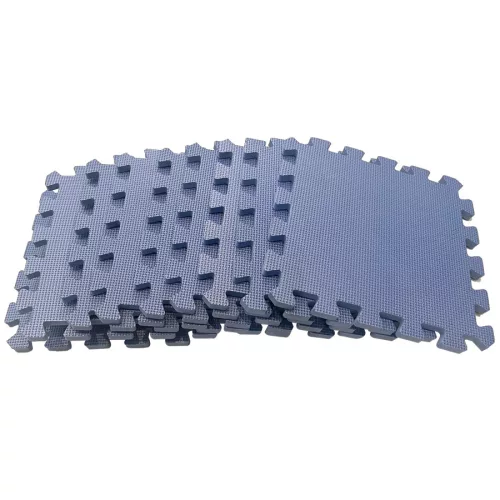 Puzzle habszivacs játszószőnyeg Blue 90x90 cm