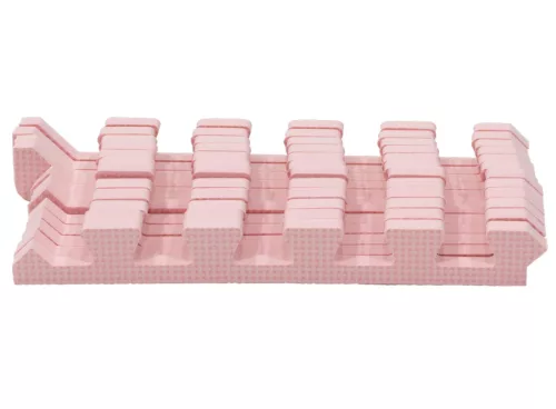 Light Pink szegélyek habszivacs játszószőnyeghez 90x90cm