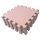 Puzzle habszivacs játszószőnyeg Light Pink 90x90 cm