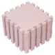 Puzzle habszivacs játszószőnyeg Light Pink 120x120cm