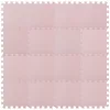 Puzzle habszivacs játszószőnyeg Light Pink 120x120cm
