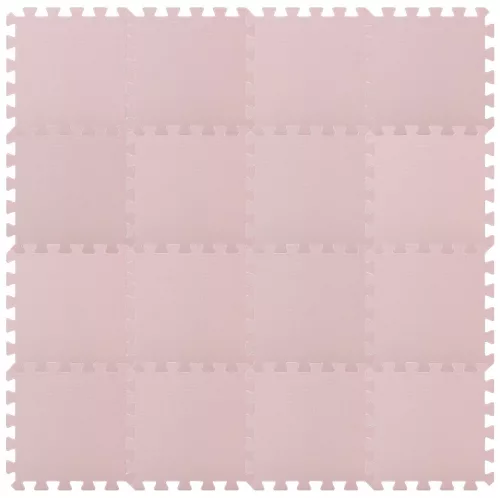 Puzzle habszivacs játszószőnyeg Light Pink 120x120cm