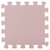 Puzzle habszivacs játszószőnyeg szett Light Pink 180x120cm