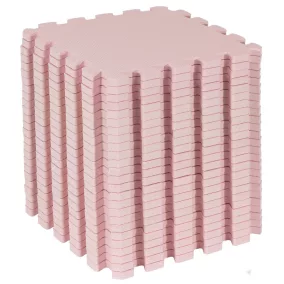   Puzzle habszivacs játszószőnyeg szett Light Pink 150x150cm