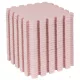 Puzzle habszivacs játszószőnyeg szett Light Pink 150x150cm
