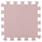 Puzzle habszivacs játszószőnyeg Light Pink 90x90 cm