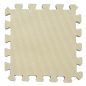 Puzzle habszivacs játszószőnyeg Light Beige 90x90 cm