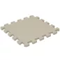   Puzzle habszivacs játszószőnyeg szegéllyel Light Beige 92x92 cm