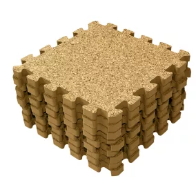   Puzzle habszivacs játszószőnyeg parafa felülettel 90x90 cm