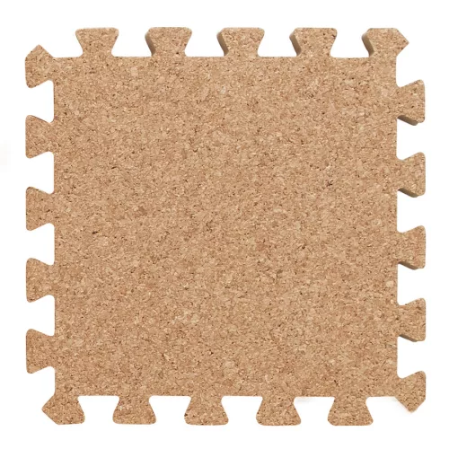 Puzzle habszivacs játszószőnyeg parafa felülettel 90x90 cm