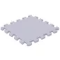   Puzzle habszivacs játszószőnyeg szegéllyel Silver Beige Pink 92x92 cm