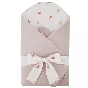   EKO Takaró pamutból velúrral és kókusz belsővel masnival Beige Meadow 75x75cm