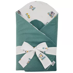   EKO Babatakaró pamutból velúrral és kókusz belsővel, Cars masnival 75x75cm