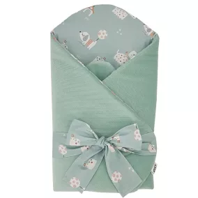   EKO Takaró pamutból kókusz kivehető betéttel VELVET Dogs Mint 75x75 cm