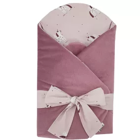   EKO Takaró pamutból velúrral és kókusz belsővel, Unicorn masnival 75x75cm