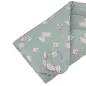 EKO Kifordítható pamut pólya Dogs Stars Mint 75x75 cm
