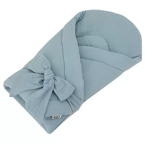 EKO Muszlin pólya merevítés nélkül Kék 75x75 cm