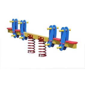   Közterületi játszótér - Négyüléses kétrugós mérleghinta