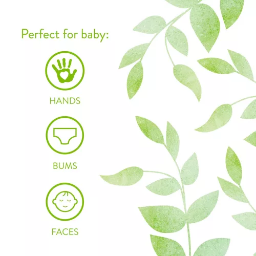 Újrahasználható gyermek törlőkendők Snow, 10 db