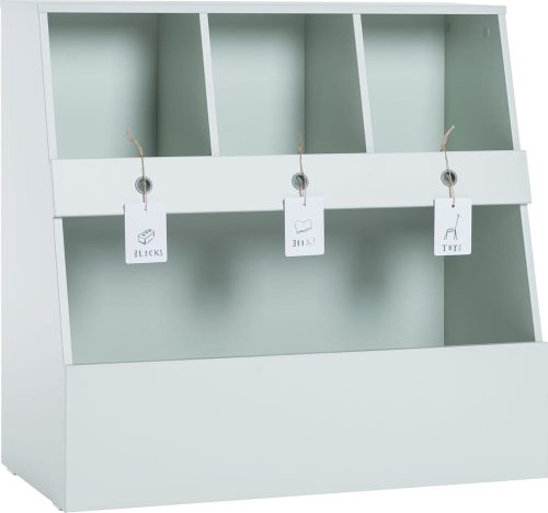 Raktáron-VOX Tuli nyitott játéktároló - Zöld