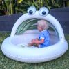 Sunnylife felfújható baba pancsoló kupolával - Cookie the Croc Khaki