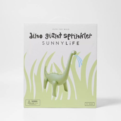 Sunnylife felfújható óriás spriccelő játék - Dino Into the Wild Khaki