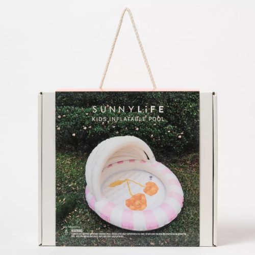 Sunnylife felfújható baba pancsoló árnyékolóval - Cotton Candy Cherry