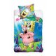 SPONGE BOB Ágyneműgarnitúra 100% pamut 140x200 + 65x65