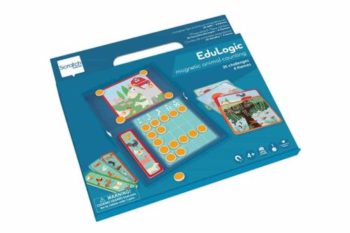 Számold meg az állatokat- mágneses logikai játék Scratch Europe