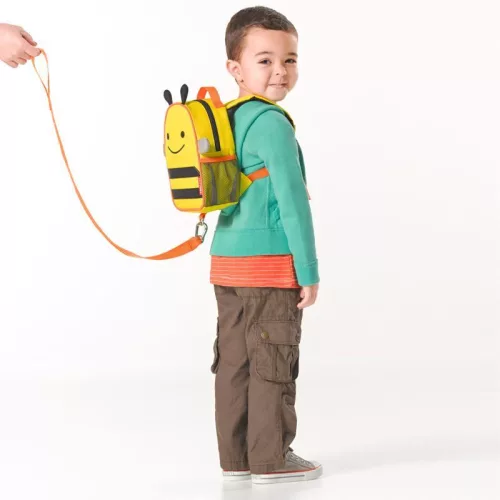 SKIP HOP Zoo Hátizsák biztonsági pórázzal Méhecske 1év+