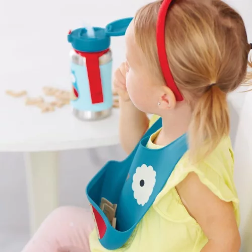 SKIP HOP Zoo Állatos szilikon előke Bagoly 6h+