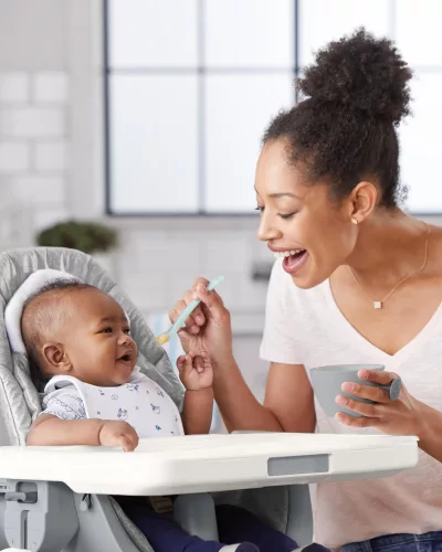 Skip Hop Easy-Feed Soft Kanál 2db Szürke/kék