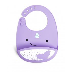 Skip Hop Zoo szilikon előke Narvál