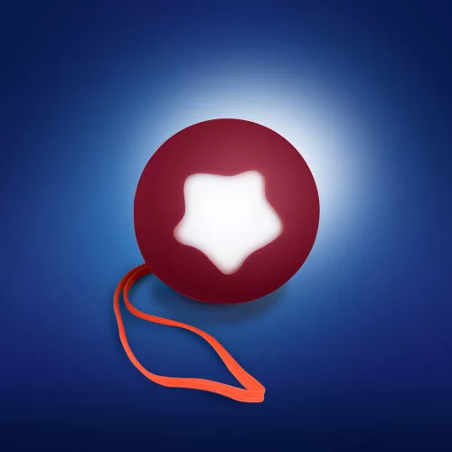 PABOBO Éjjeli fény elalváshoz Nomade Little Moon Red