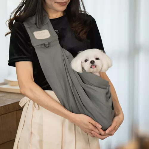 FIKAGO Kutyahordozó SLING Quiet Stone