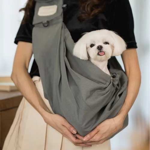 FIKAGO Kutyahordozó SLING Quiet Stone