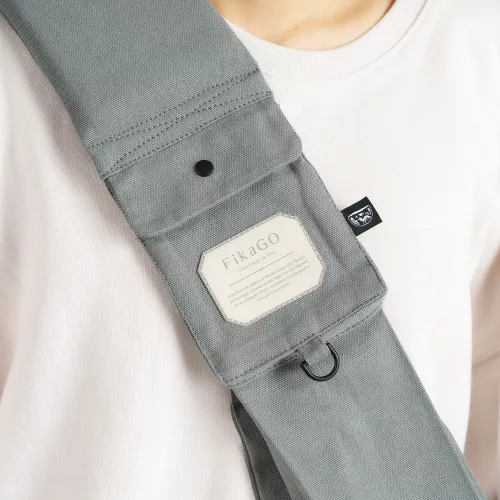 FIKAGO Kutyahordozó SLING Soft Pebble