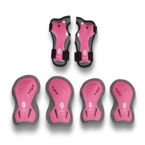 QPLAY Gyermek védők Pink, méret S, kor 3-5 év