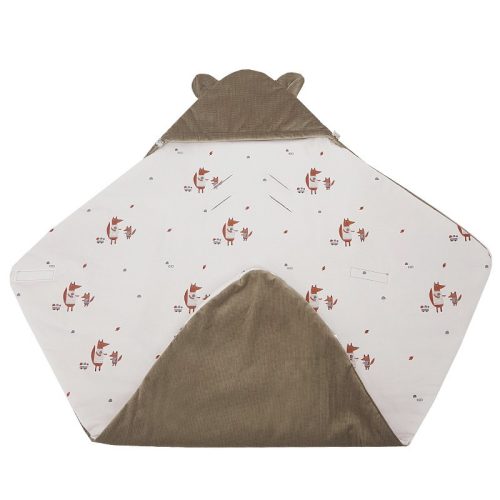 EKO Lábzsák autósülésbe VELVET Fox 110x100 cm