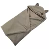 EKO Pamut autósülés lábzsák bársony Dark Beige 110x100cm