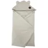 EKO Pamut autósülés lábzsák bársony Light Beige 110x100cm