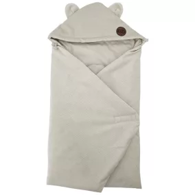   EKO Pamut autósülés lábzsák bársony Light Beige 110x100cm