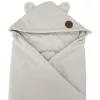 EKO Pamut autósülés lábzsák bársony Light Beige 110x100cm