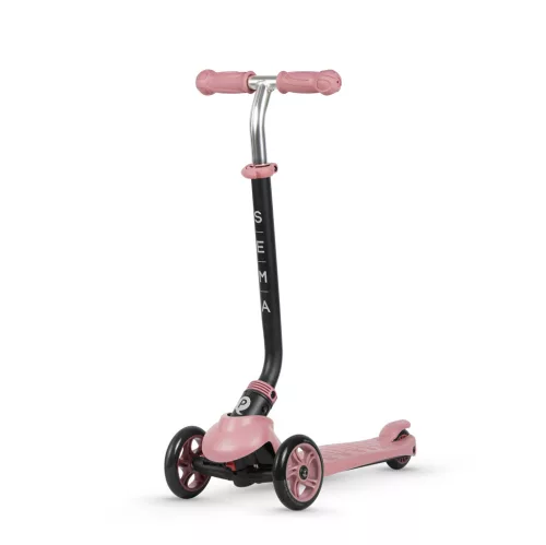 QPLAY Koloběžka/odrážedlo Sema 5v1 Pink, věk 1-6 let, do 50 kg